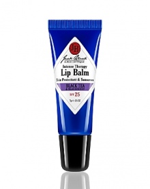 Intense Therapy Lip Balm SPF 25 Black Tea & BlackberryConditioning lip balm, with UVA and UVB sunscreens, protects against sunburn and windburn, as it conditions and moisturizes dry, chapped lips. Contains Black Tea and Blackberry for a smooth and subtly sweet flavor with powerful antioxidants.