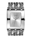 Bold, rocker edge in every detail of this watch by GUESS.