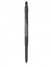 Long Lasting Eyeliner. Eyeliner that is here to stay. Formulated to withstand everything from tears to inclement weather, this waterproof eyeliner has a unique twist tip that never needs sharpening. Won't skip, smudge or streak. 