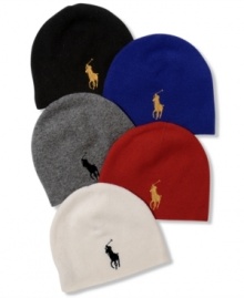 Winterize your style with these classic caps from Polo Ralph Lauren.