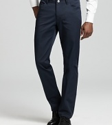 Clean lines and classic styling elevate these slim fit pants from Theory.