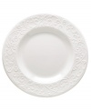 An elegant white-on-white dinnerware pattern featuring an embossed vine motif and interior glaze, the Opal Innocence Carved collection of dinnerware and dishes gets your table set for refined dining every day. Qualifies for Rebate