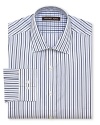 Michael Kors Striped Dress Shirt - Classic Fit, Barrel Cuffs