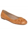 Topped with a knot. Ecco's Kelly ballet flats are great for work or impromptu nights out.