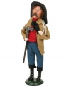 Celebrate everyday heroes with a firefighter styled like those from old London. An axed in hand, he's got his eyes peeled for signs of trouble in the distance. A one-of-a-kind figurine from Byers' Choice.