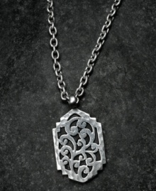 Get your fashion fix with this lovely sterling silver pendant by Lois Hill. Approximate length: 16 inches + 1-inch extender. Approximate drop: 1 inch.