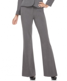 A must-have for your work wardrobe, AGB's petite suit pants feature a wide leg silhouette with a hint of flattering stretch.