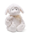 Gund's plush Lena sheep and her little lamb lead your little one peacefully to dreamland.