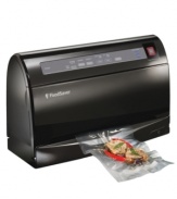 Keep food fresh and full of taste! Space-saving in design, this vacuum sealer locks air out with 2 different types of seals and 2 different speeds, extending the life of your meals and eliminating waste. 1-year warranty.