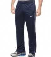 Are you in the zone? With Dri-Fit technology, these Nike pants keep you cool and comfortable.