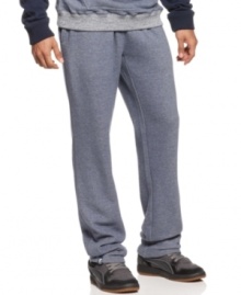 What's out: frumpy, unflattering baggy sweatpants. What's in is this slim fit trendy sweatpants by LRG.