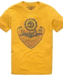 Let the good times roll in this casual tee from Lucky Brand Jeans.