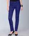 Go beyond your basic blues with INC's colored skinny denim--jeans become a bright statement!