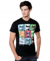 Popping color into this Star Wars t-shirt from Marc Ecko Cut & Sew.