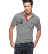 This USS polo from INC ensures you're style won't be shipwrecked with boring casual attire.