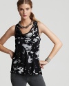 Theory Top - Playida Exploding Flowers