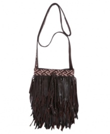 Showcasing rock-chic fringe and embroidered trim, Lucky Brand's latest stylish design is more than a purse - it's a statement.