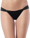 A basic thong with cool, lightweight fabric that provides strong compression for a smooth look.