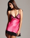 Exude sultry style in this lace-accented chemise from In Bloom by Jonquil.