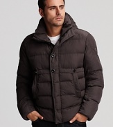 A winter essential, this quilted puffer jacket from BOSS Orange ensures you stay warm as the degrees drop.