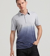 BOSS Black San Remo Dyed Striped Polo Shirt - Classic Fit