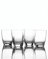 Simply timeless, this set of Tuscany double-old fashioned drinking glasses has a design that's equally suited for weekend brunch and cocktail parties. Clean lines in brilliant glass complement everything you bring to the table. Qualifies for Rebate