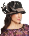 Whether you're meeting the ladies for lunch or enjoying an afternoon outdoors, this elegant cloche from August is the perfect choice. Dressed up in decorative feathers and loop accents, it's the easiest way to make any ensemble truly exquisite.