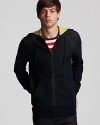 MARC BY MARC JACOBS' cotton and wool blend hoodie is a casual-cool essential.