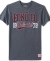 You're in good company wearing this vintage-inspired graphic t-shirt from Ecko Unltd.