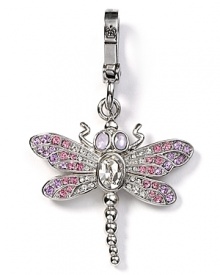 Insect-inspired jewelry is buzzing, and this delicate crystal-encrusted charm from Juicy Couture is a glam way to work the trend.