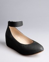 So Chloé; these sleek wedges combine all the season's style musts, down to their directional pointed toes.