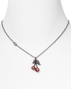 Charm them. Juicy Couture's cherry-trimmed chain necklace is yours for the picking.