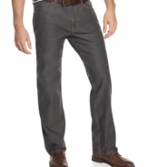 With a classic color and casual straight leg fit, these Tommy Bahama jeans offer timeless style.