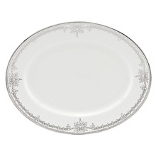 Marchesa by Lenox Empire Pearl 13 Oval Platter