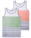 With a cool, washed-out graphic, this tank from Retrofit has a vintage style you'll dig.