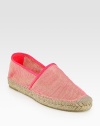 A textured espadrille design crafted in Spain, amplified with soft mesh in neon hues. Mesh upper with faux leather trimRubber solePadded insoleMade in Spain