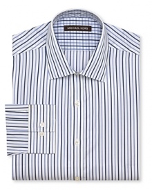 Michael Kors Striped Dress Shirt - Classic Fit, Barrel Cuffs