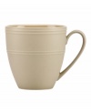 Elegance comes easy with the Fair Harbor mug. Durable stoneware in a serene sandy hue is half glazed, half matte and totally timeless.