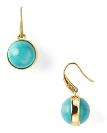 Work Southwestern flair into your accessory collection with MICHAEL Michael Kors' turquoise earrings. Wear them day and night--the Santa Fe-inspired spheres love denim and LBDs.