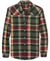 Unique colors and a modern fit set this stylish LRG plaid flannel apart from the rest.