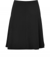 Take your look from the desk to date night in this chic yet versatile circle skirt from DKNY - A-line silhouette, above-the-knee length, concealed back zip closure - Pair with a blouse, platform heels, and a slim trench