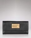 A chic leather trifold wallet from MARC BY MARC JACOBS.