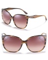 Oversized cat eye sunglasses with gradient lenses from kate spade new york, the must-have silhouette of the season.