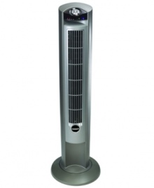 Cooling your home is a breeze with the Lasko Wind Curve Platinum tower fan. Maximizing air distribution with its sky-high tower design, you'll stay comfortably cool on even the muggiest of days. Fresh air ionizer technology helps create a clean-air environment. One-year limited warranty. Model 2551.