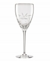 Worthy of a toast, this Lenox crystal wine glass features the Opal Innocence vine motif etched below a band of polished platinum. A beautiful companion to Opal Innocence dinnerware. Qualifies for Rebate