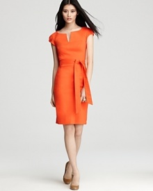 Milly Dress - Haley with Bow Tie Belt