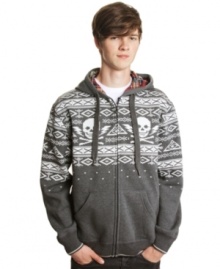 A funky print gives this Ecko Untld hoodie a modern look