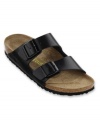 Comfortable and classic, these original Birkenstock men's sandals complete a casual look.