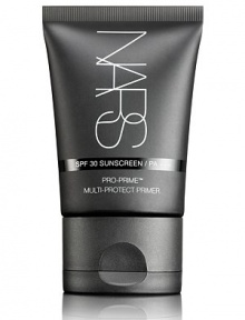 Multi-Protect Primer SPF 30/PA+++ harnesses anti-oxidant, anti-stress and anti-pollution skincare benefits to protect, soothe and balance the skin. Luxuriously textured, it is fortified with Tibetan Urnula flower to protect against free radical irritation and soothing shea butter to guard against environmental pollutants. This multi-tasking primer works with all skin types to protect and prime the skin for a makeup-ready finish. 1 oz. 