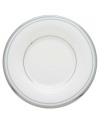 A classic with a colorful twist. This lovely blue variation of the Lenox Federal Platinum formal dinnerware adds a dramatic accent to your table. Made of exquisite bone china with platinum trim. Qualifies for Rebate